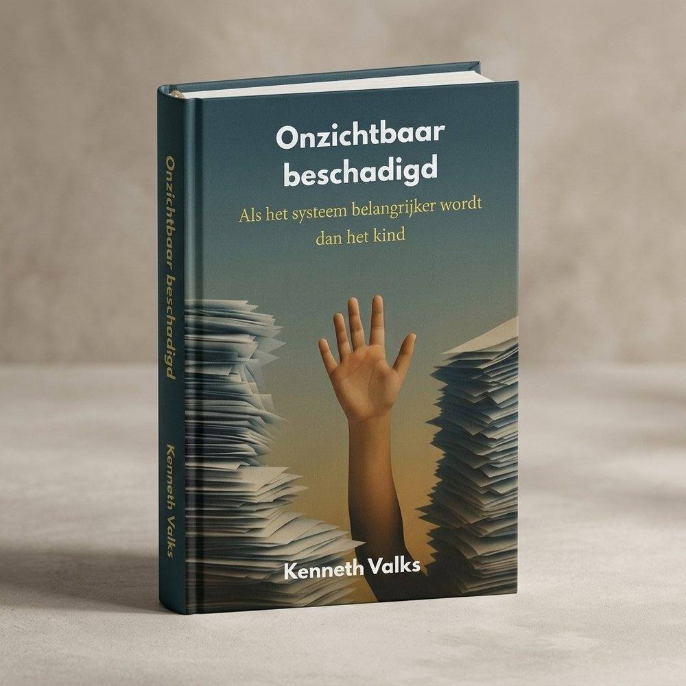 Omslag van het boek Onzichtbaar beschadigd van Kenneth Valks